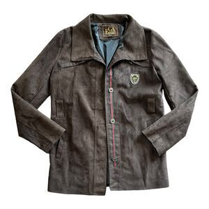GA Emporio Brown Suede Blazer L